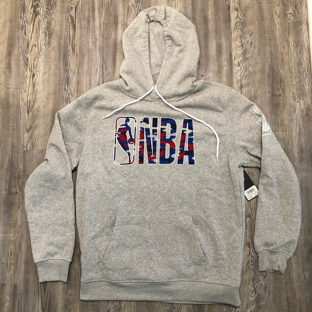 Gray NBA Fleece Hoodie